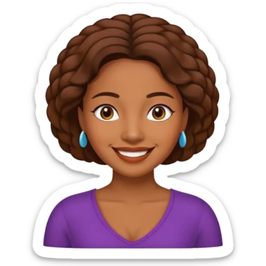 Chaparra, morenita colocha sticker