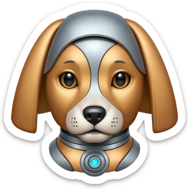 Virgo, metal dog INFP sticker