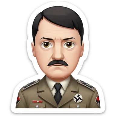 Adolf hitler signe nazi sticker