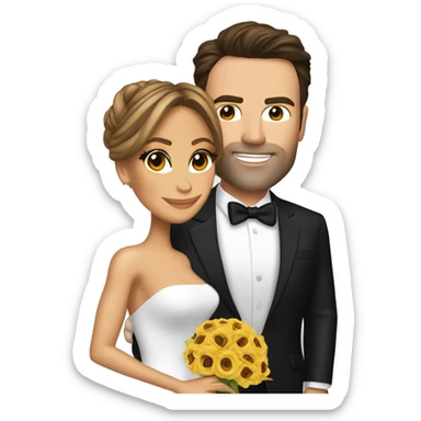 Jennifer lopez and Ben affleck married  sticker