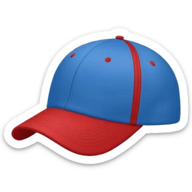 baseball cap blue (#00A3E0) and red (#F9423A) sticker