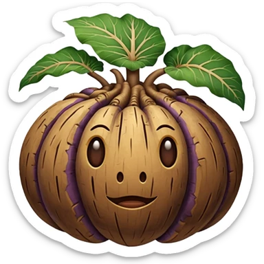 taro root sticker
