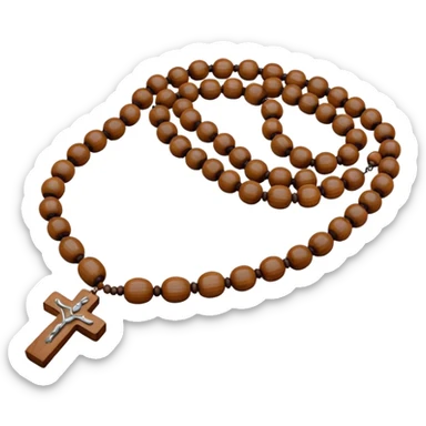 prayer beads strand sticker