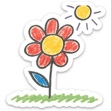 flower sticker