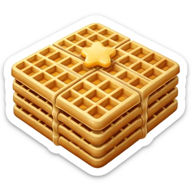 waffle fry sticker