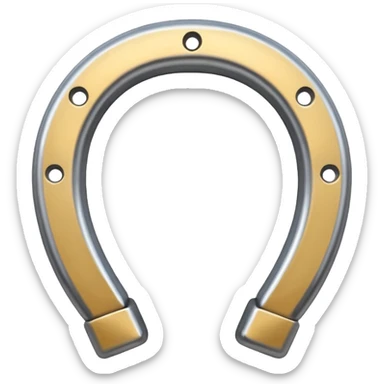 Horseshoe in small sticker
