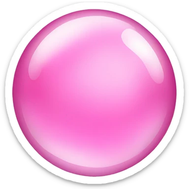 Pink bubbles sticker