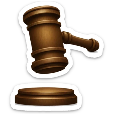 Gavel sticker