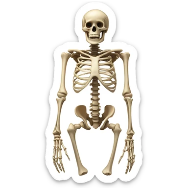 skeleton sticker