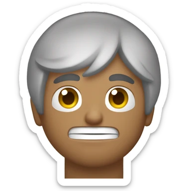 manos apuntando abajo sticker