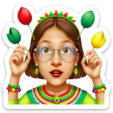 Joyful Reveler sticker