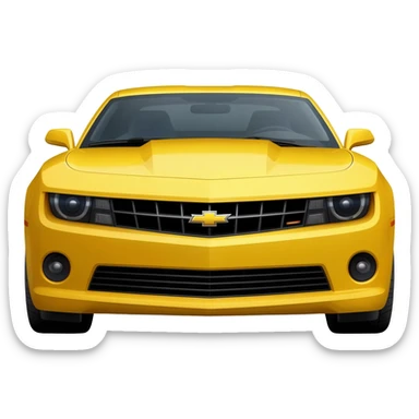Car chevrolet camaro sticker