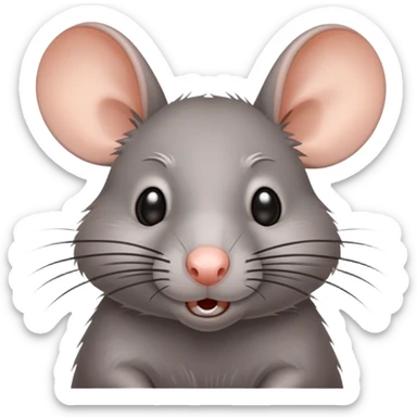 Rat Confused sticker
