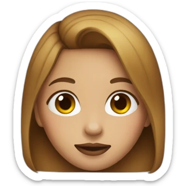 girl with septum sticker