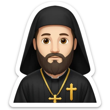 the Orthodox priest sticker