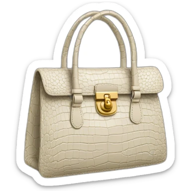 Handbag cocodrile sticker