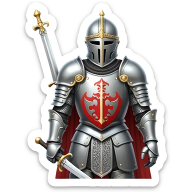 Headless Knight with Sword sticker
