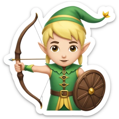 archer elf sticker