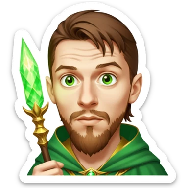 Verdant Wizard sticker