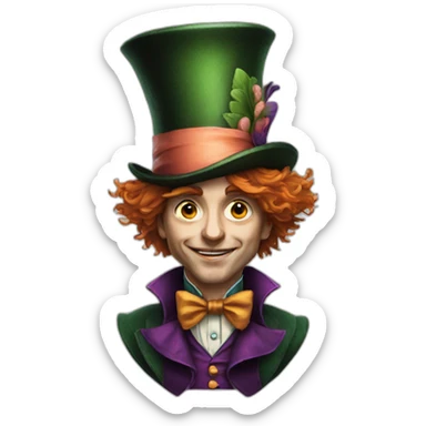 Mad Hatter sticker