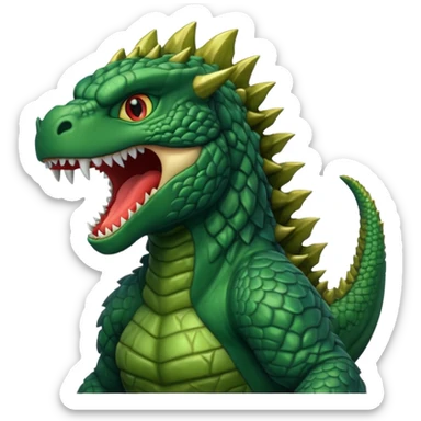 Godzilla sticker