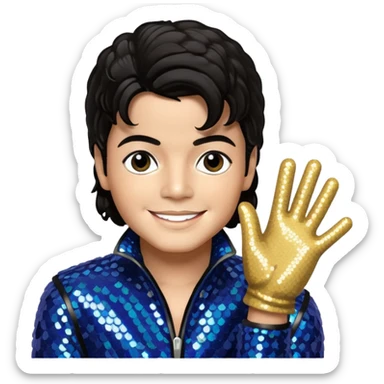 Young Michael Jackson  sticker