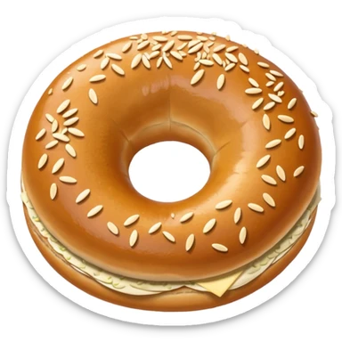 bagel emoji sticker