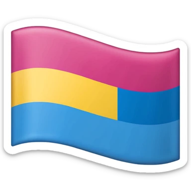 Pansexual small flag emoji sticker