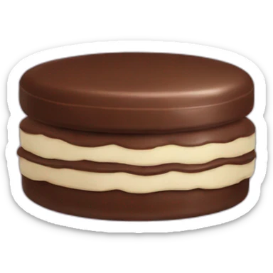 Alfajor de chocolate sticker
