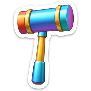 sprinkle big party hammer sticker