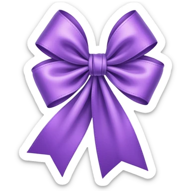 Purple ribbons for pancreatic cancer sticker