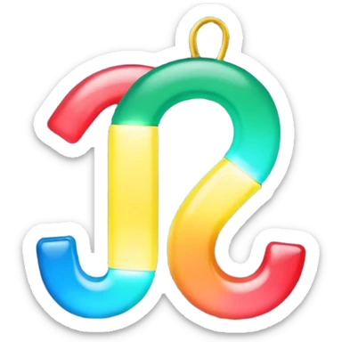 the numbers "1637" with Christmas lights wrapping it sticker