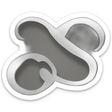 logo of the infinity symbol where the left side is the letter `a` and the right is the letter `b` sticker
