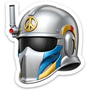 DC Comics Peacemaker Helmet sticker