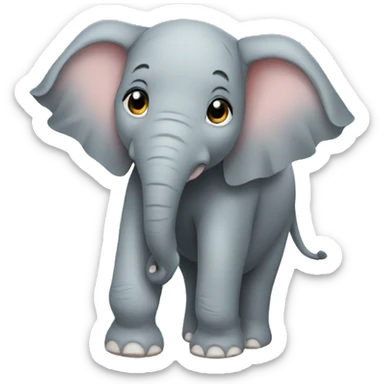 elephant sticker
