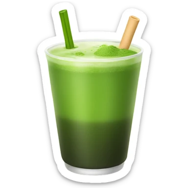 Matcha drink sticker