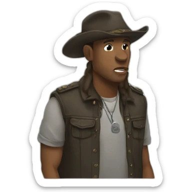 Rappeur kerchak sticker