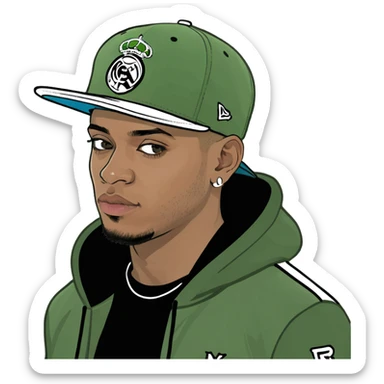 Josh King Madrid Jetset wearing SnapBack sticker