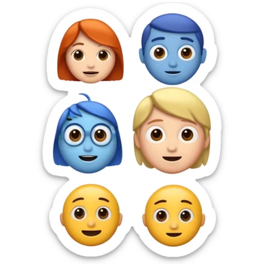 Pixar Cartoon style sticker