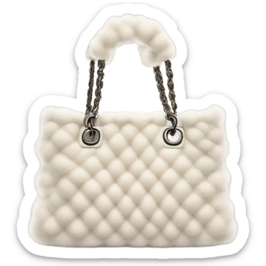 Fluffy Chanel bag sticker