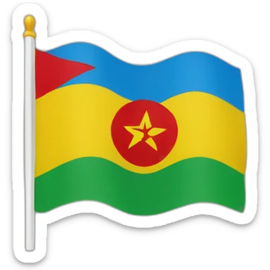 Amazigh flag sticker