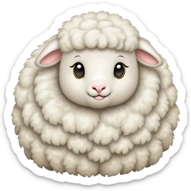 little lamb sticker