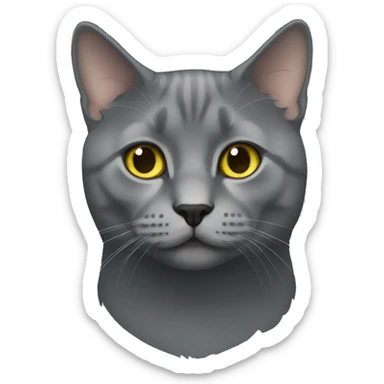 a chartreux sticker
