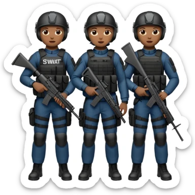 SWAT team  sticker
