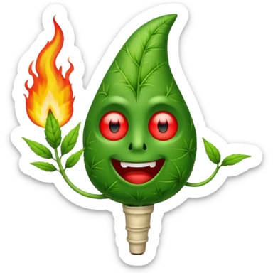 Talking weed joint  sticker