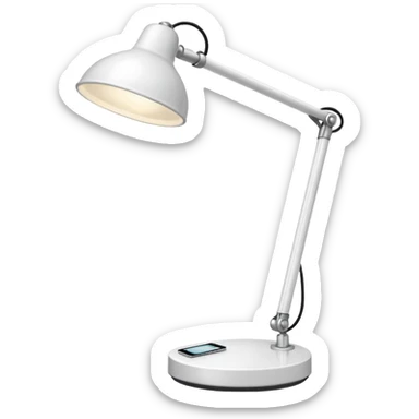 study lamp sticker