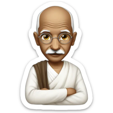 Mahatma Gandhi sticker