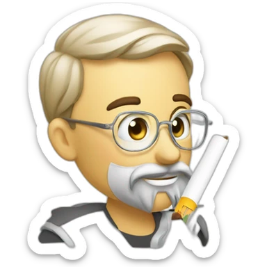i am writing a paper called VOADKA, voting over distilled knowledge association. Can you give me a emoji for this  sticker