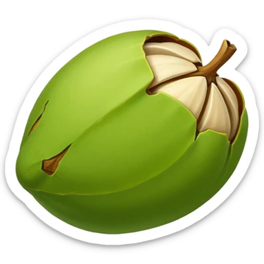 Create a pistachio emoji sticker