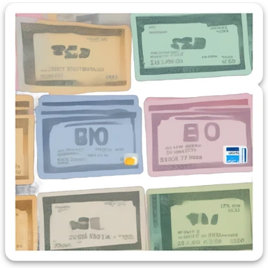 Bills table  sticker